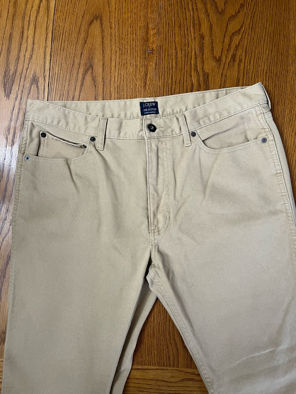 J. Crew Sutton Chinos in Beige Khaki
